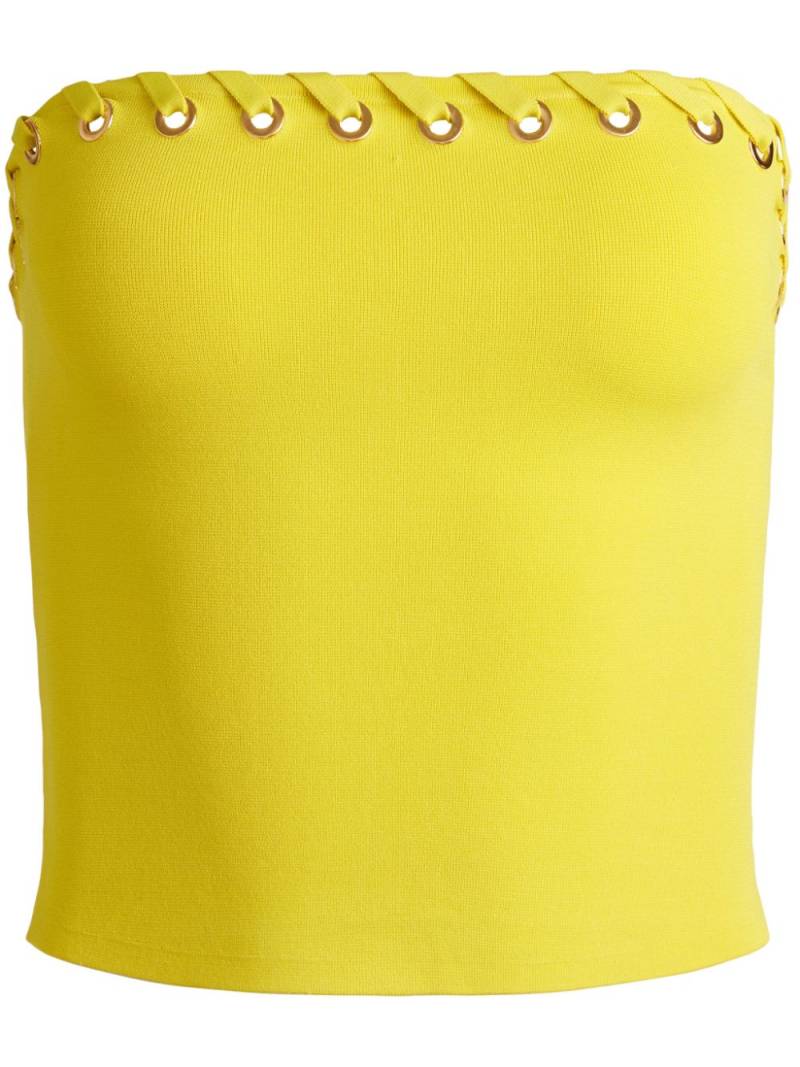 alice + olivia Alison tube top - Yellow von alice + olivia