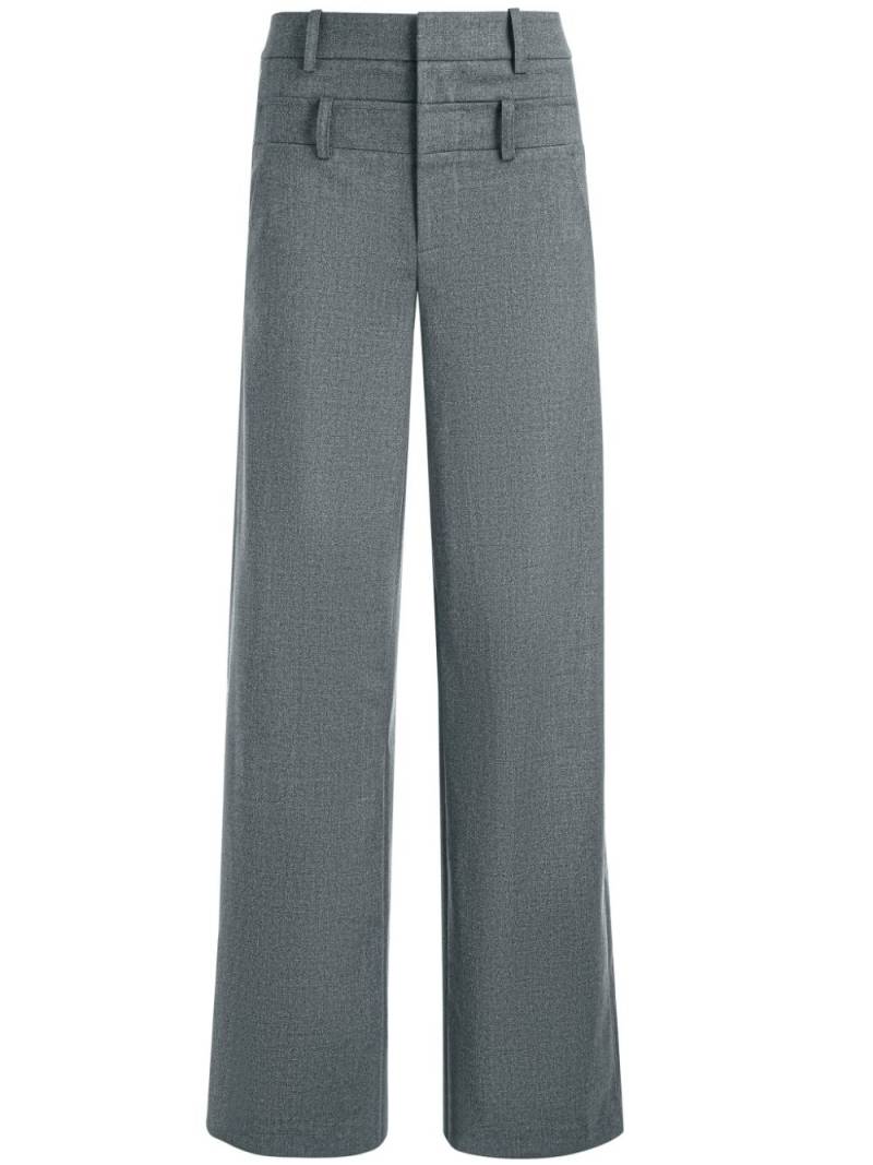 alice + olivia Aspen double-waist trousers - Grey von alice + olivia