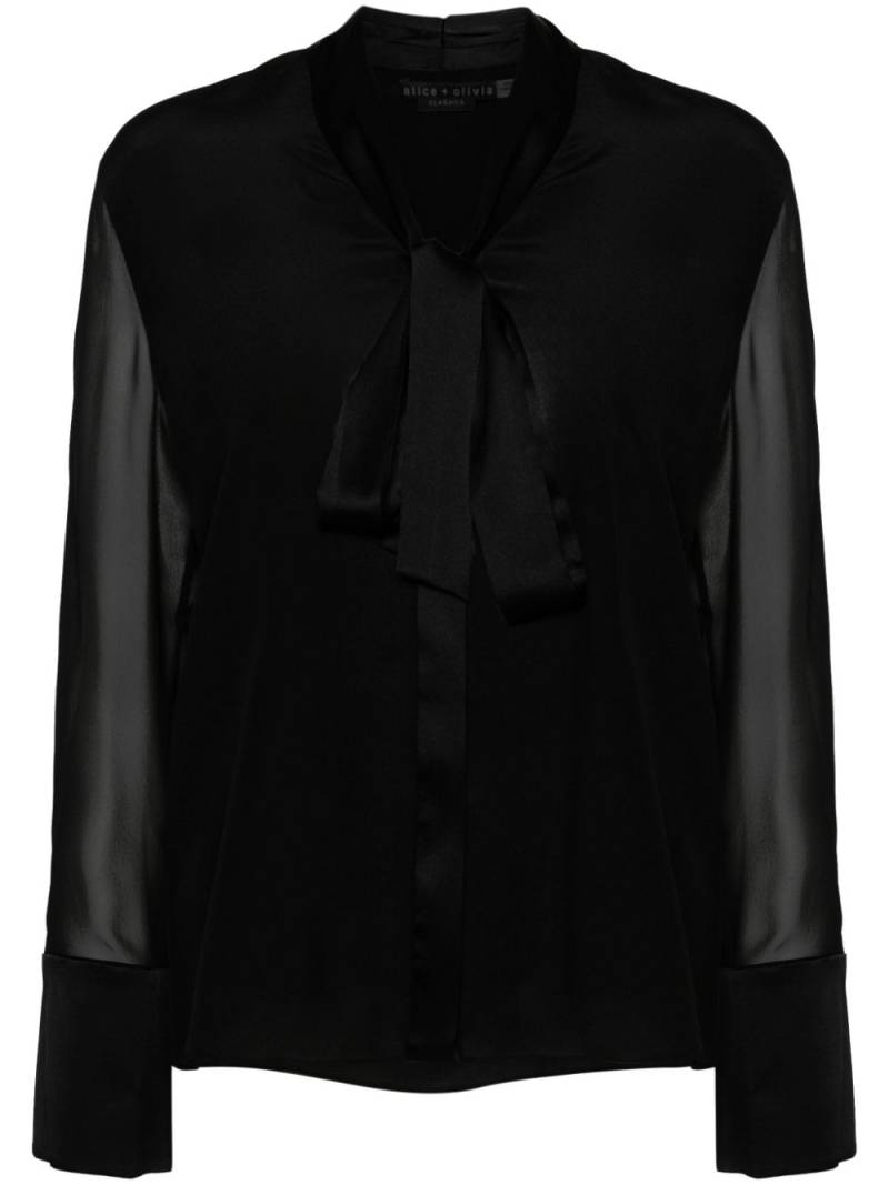 alice + olivia Brady blouse - Black von alice + olivia