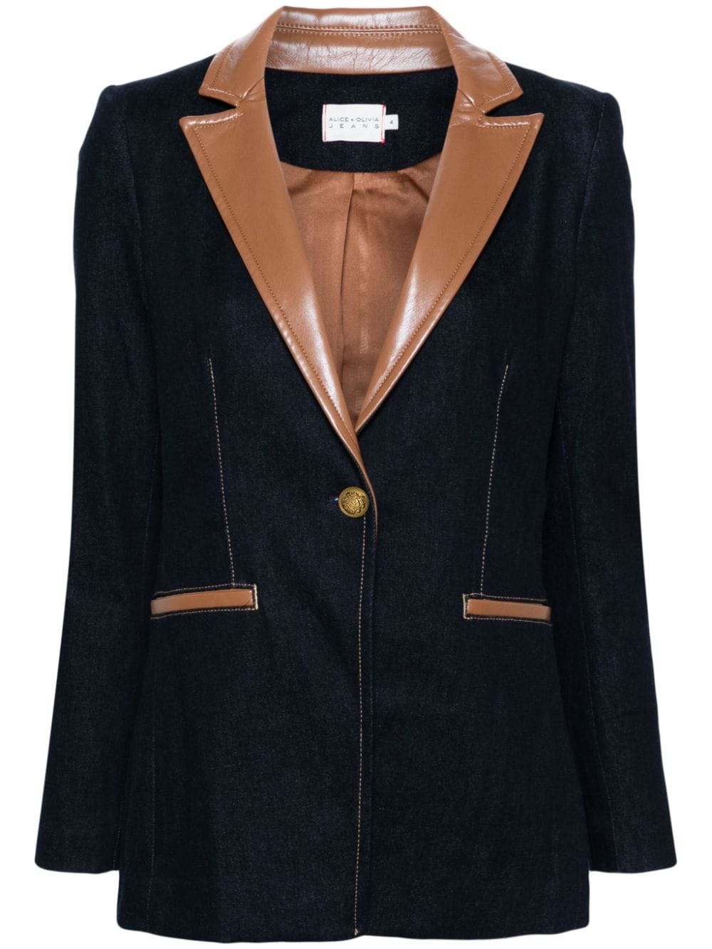 alice + olivia Breann blazer - Blue von alice + olivia