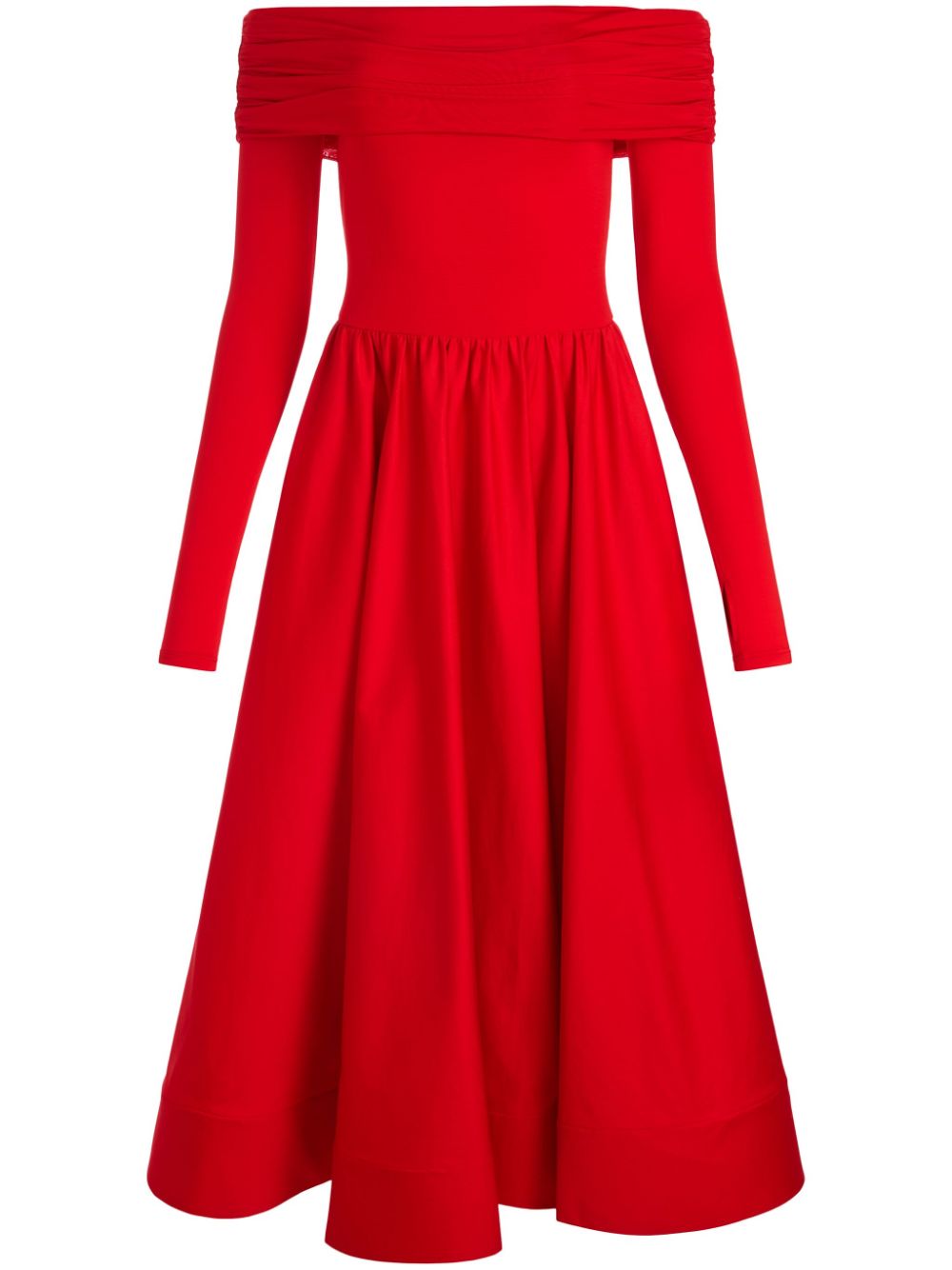 alice + olivia Chara midi dress - Red von alice + olivia