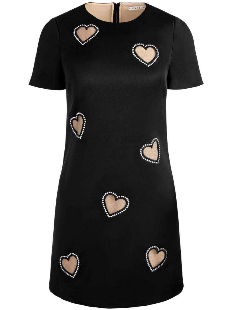 alice + olivia Clyde mini dress - Black von alice + olivia