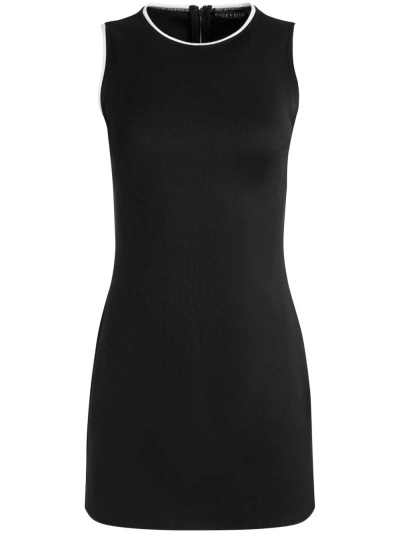 alice + olivia Edris sleeveless mini dress - Black von alice + olivia