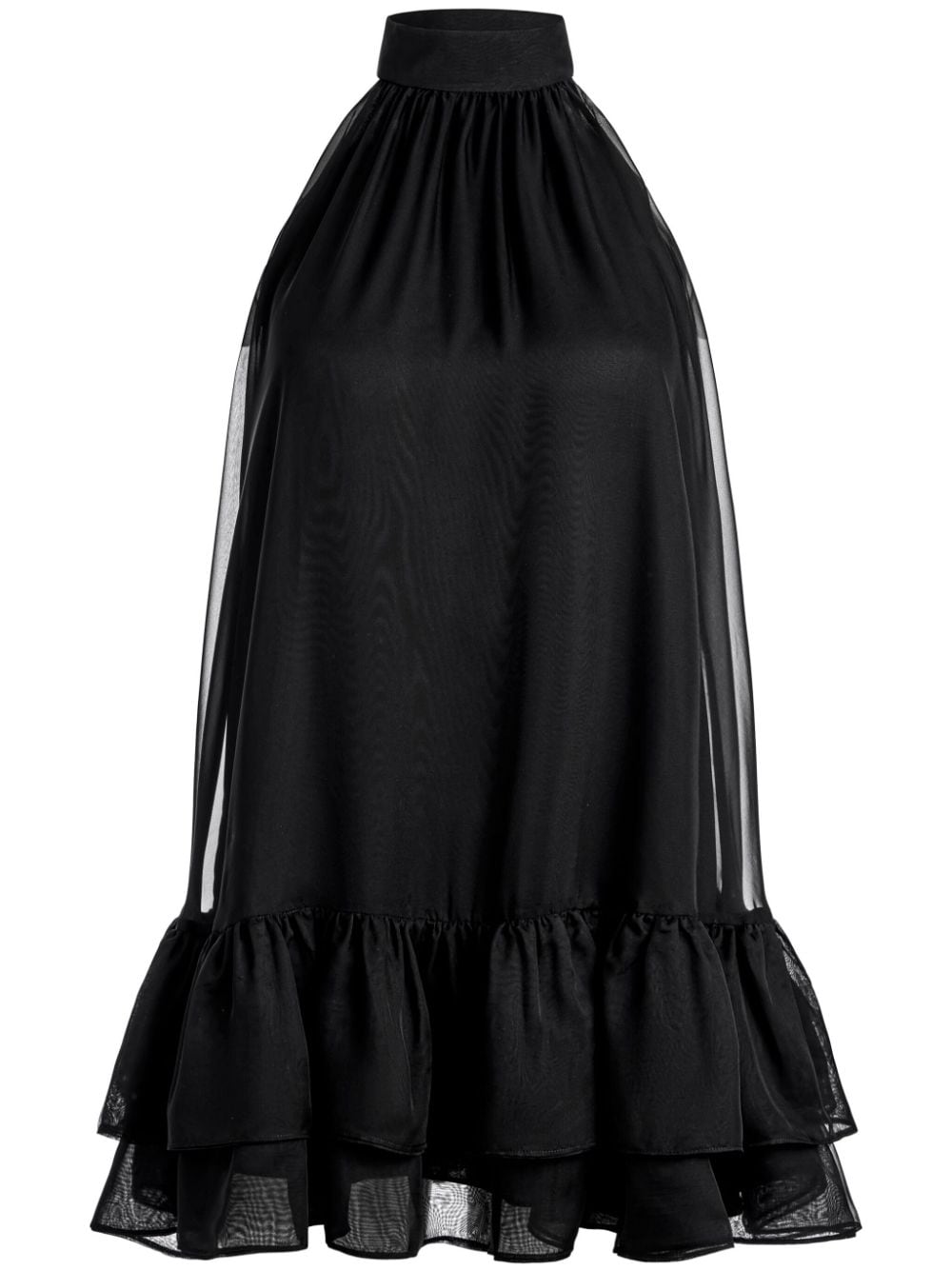 alice + olivia Erna tiered minidress - Black von alice + olivia