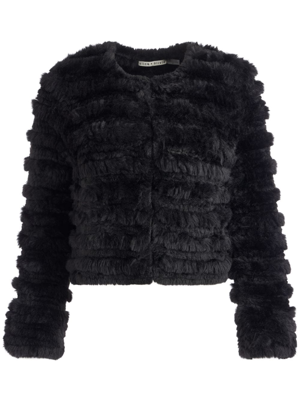 alice + olivia Fawn faux-fur jacket - Black von alice + olivia