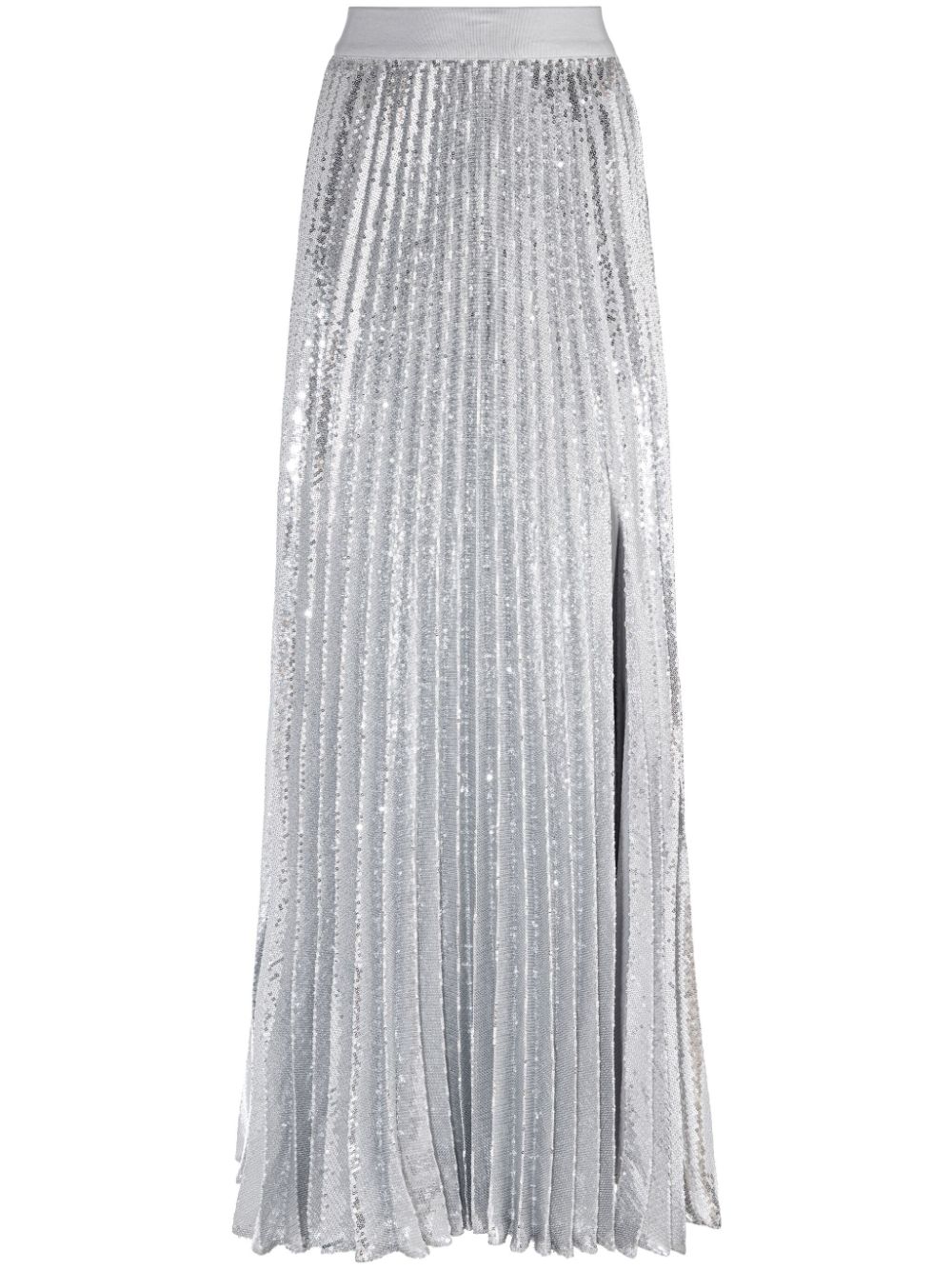 alice + olivia Ivey maxi skirt - Silver von alice + olivia