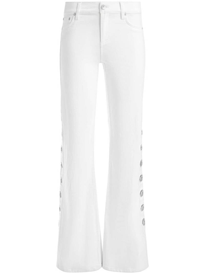 alice + olivia Jenny low-rise jeans - White von alice + olivia