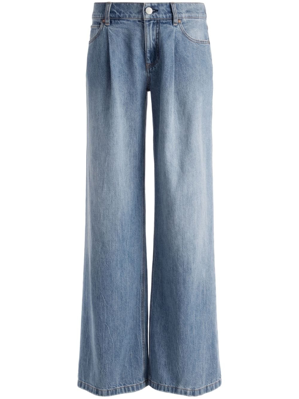 alice + olivia Jojo wide-leg jeans - Blue von alice + olivia