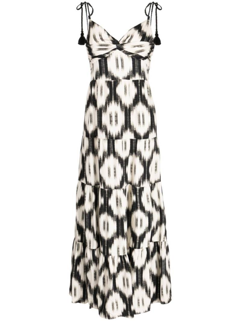 alice + olivia Katara twist-detail maxi dress - Black von alice + olivia