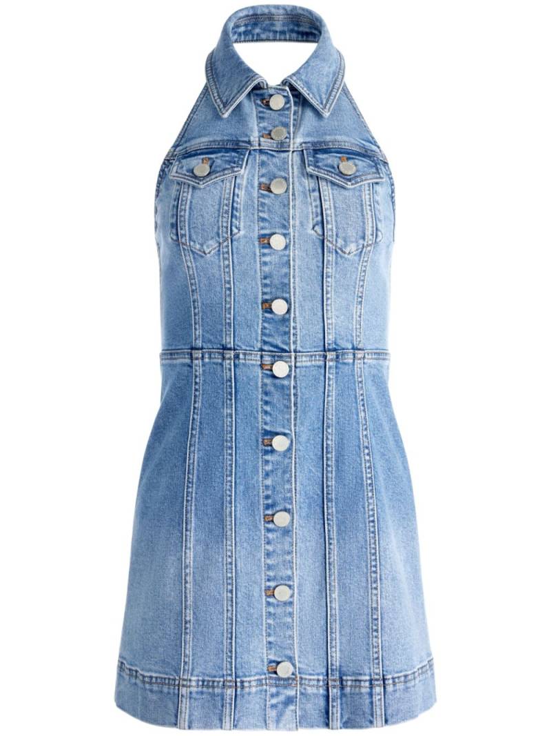 alice + olivia Kendall denim dress - Blue von alice + olivia