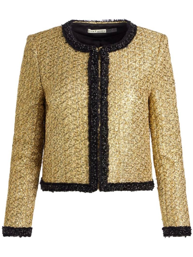 alice + olivia Landon jacket - Gold von alice + olivia