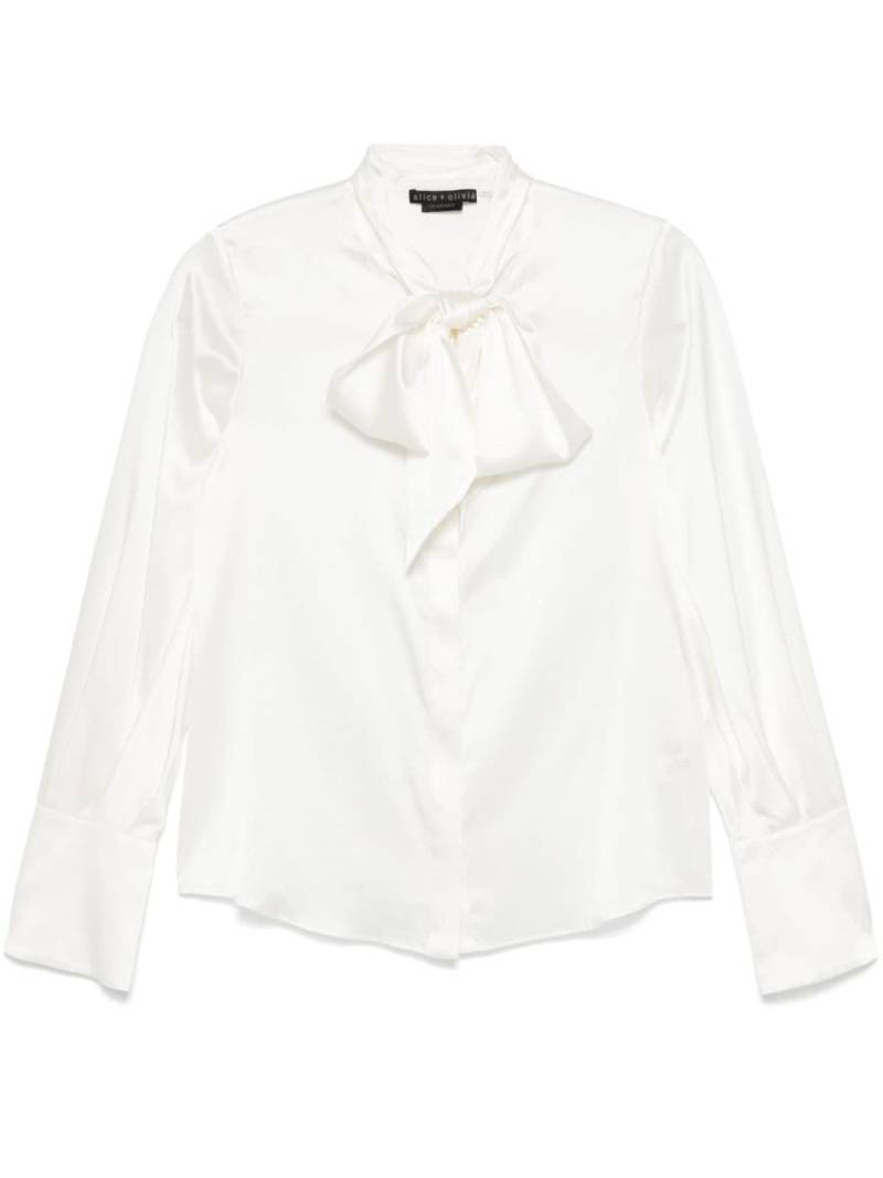 alice + olivia Lloyd shirt - White von alice + olivia