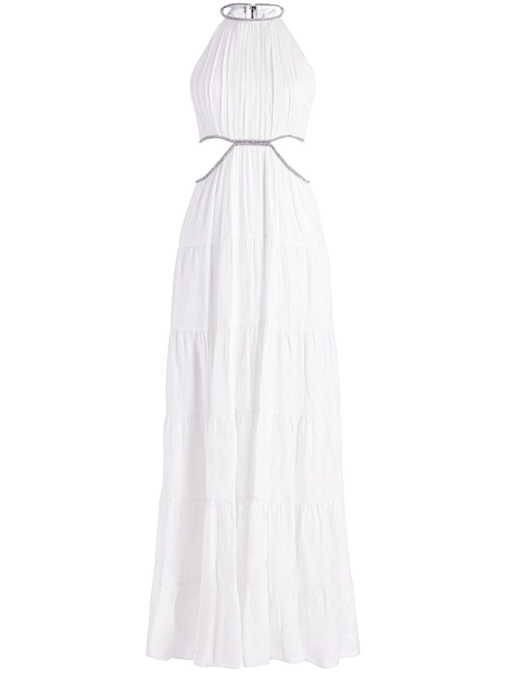 alice + olivia Myrtice cut out-detail maxi dress - White von alice + olivia