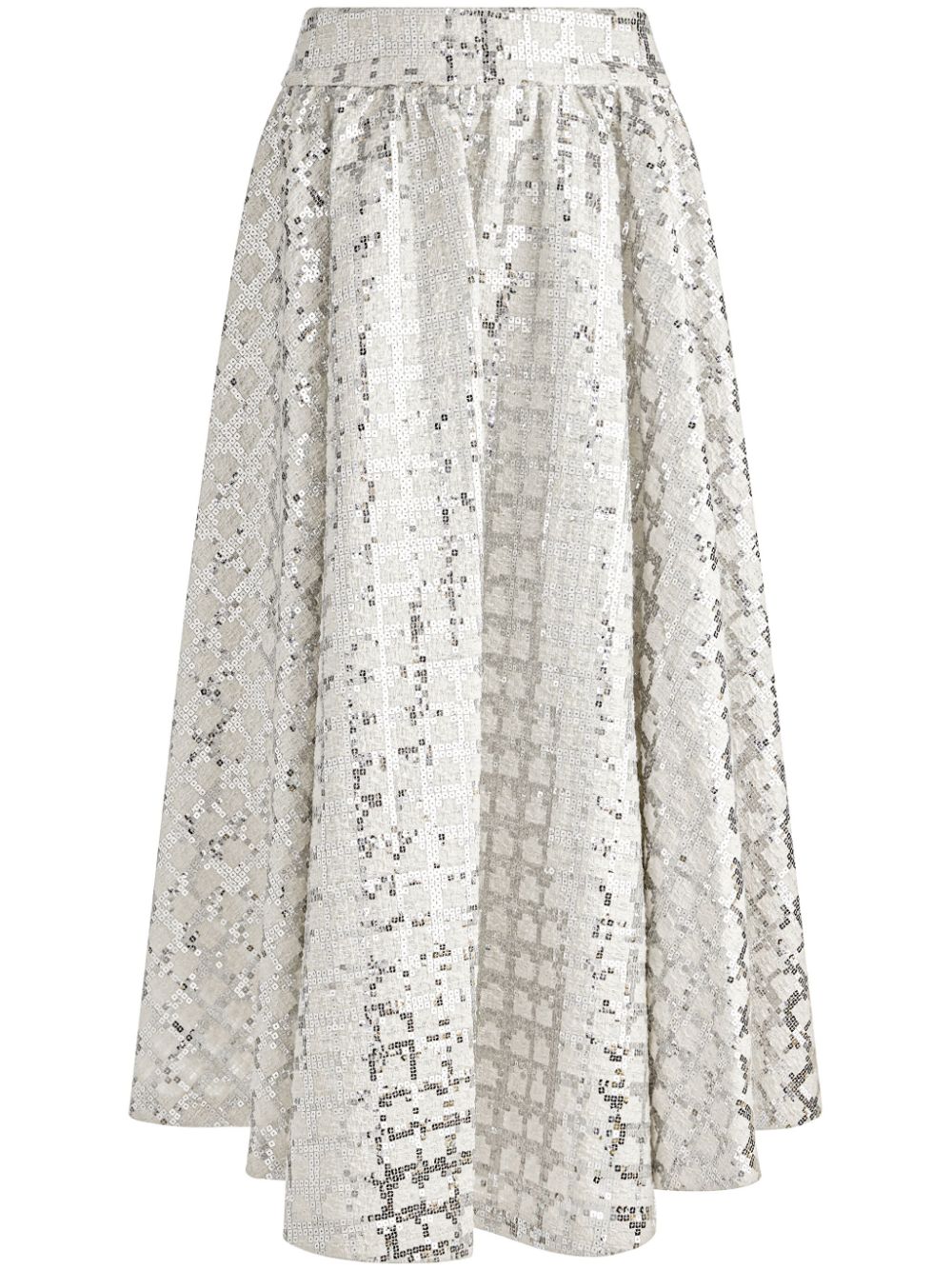 alice + olivia Nilda midi skirt - Neutrals von alice + olivia