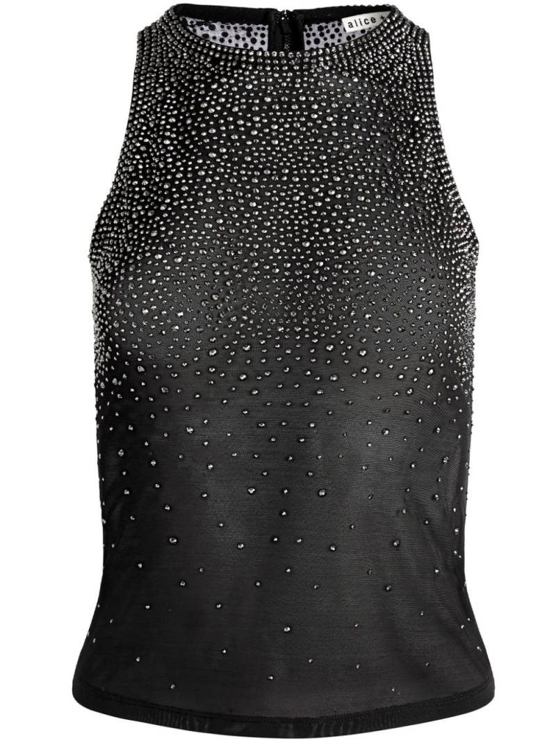 alice + olivia Pania embellished top - Black von alice + olivia