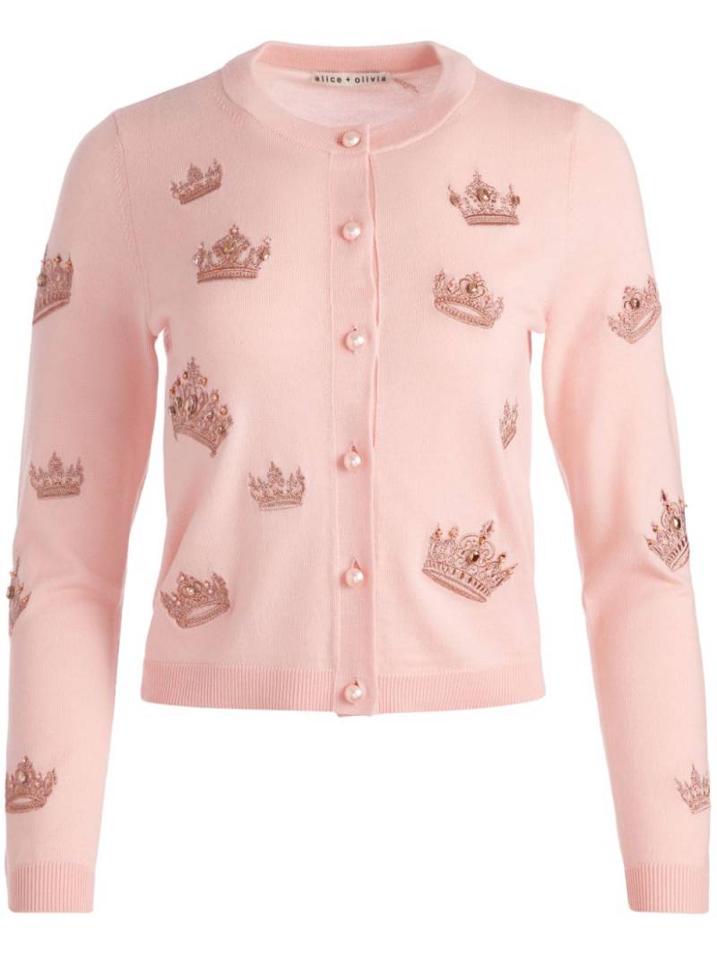 alice + olivia Ruthy cardigan - Pink von alice + olivia