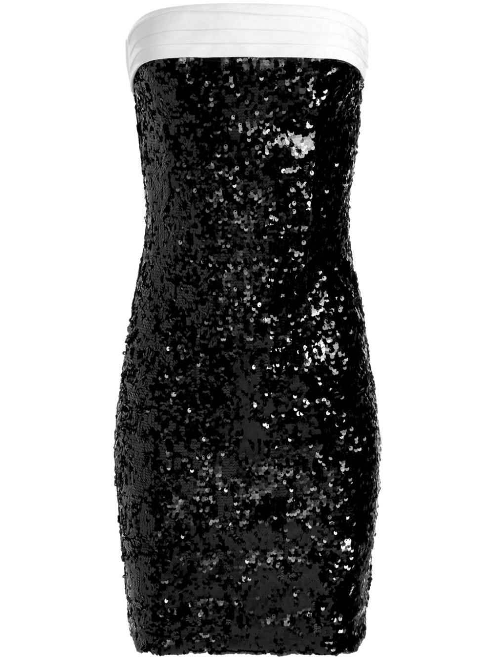 alice + olivia Sibella sequin-embelished mini dress - Black von alice + olivia