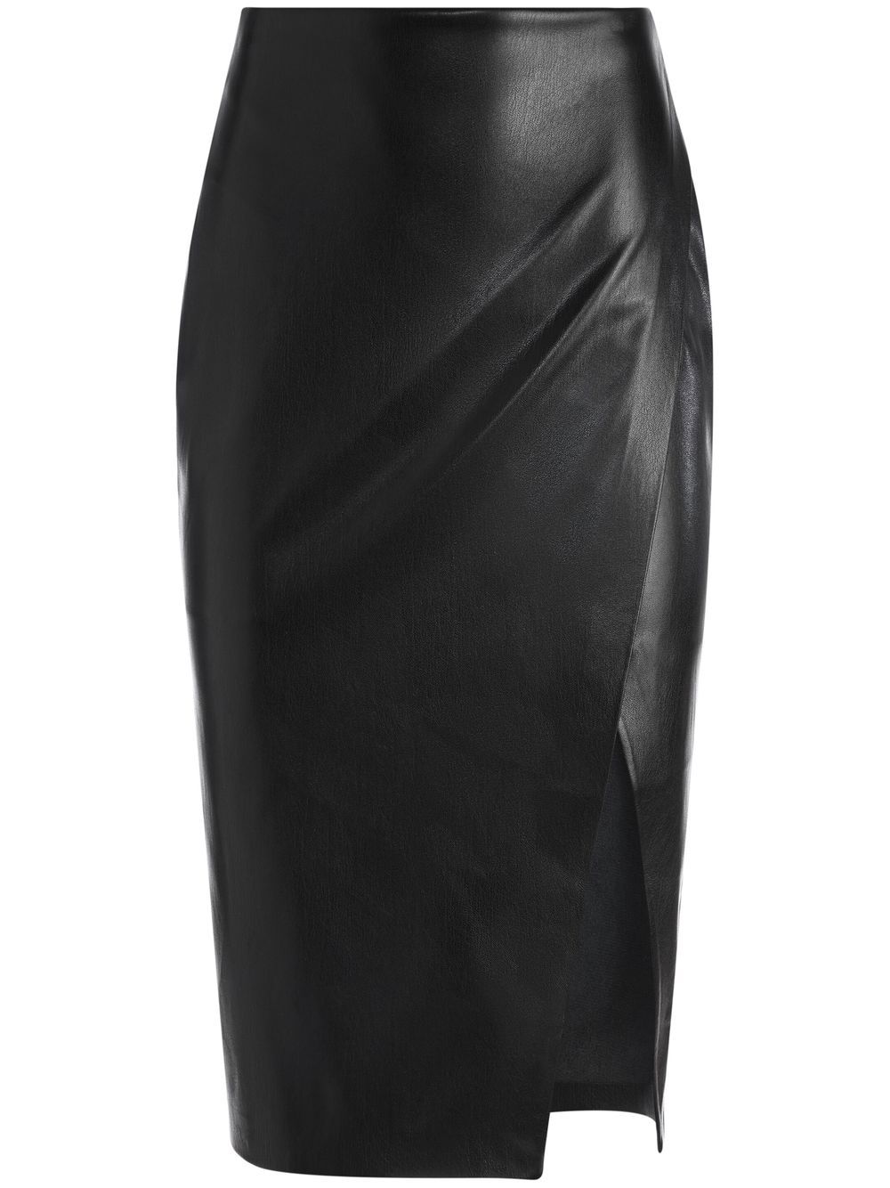 alice + olivia Siobhan slipwrap midi skirt - Black von alice + olivia