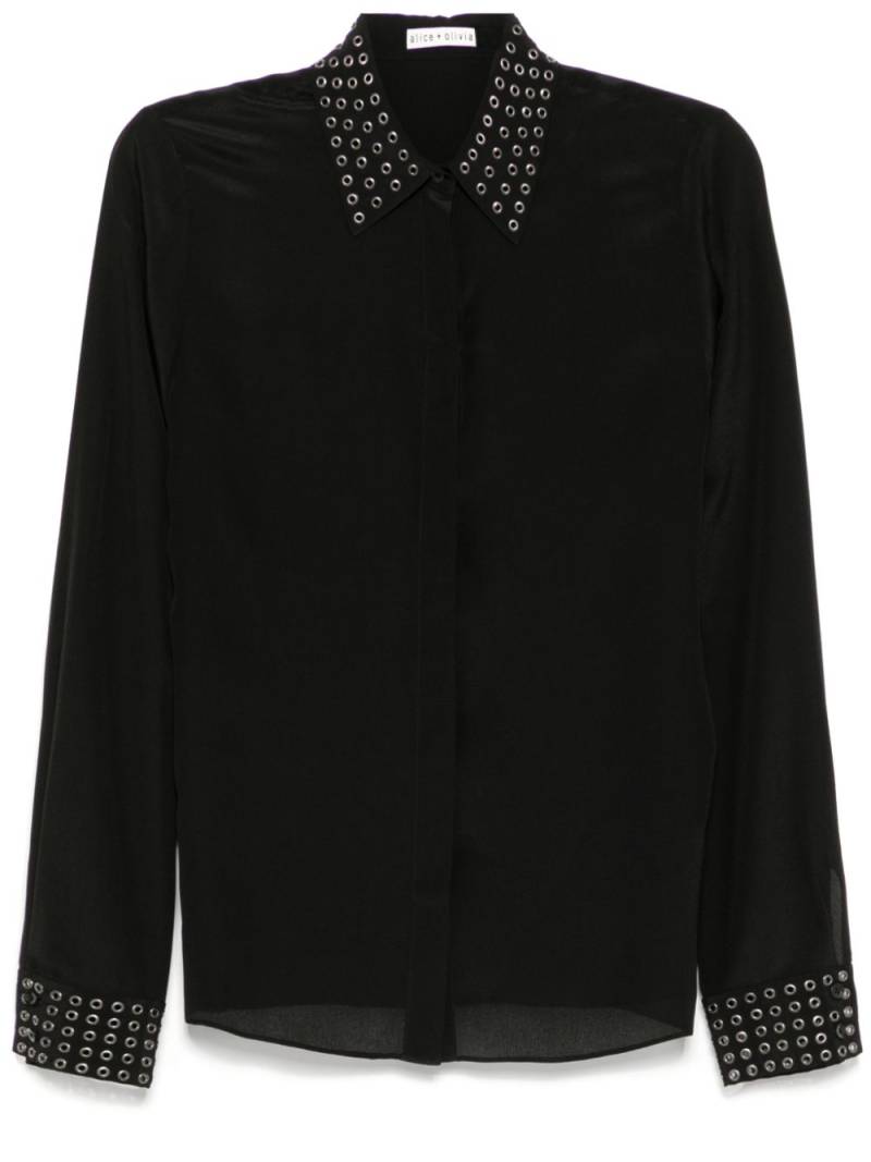 alice + olivia Willa shirt - Black von alice + olivia