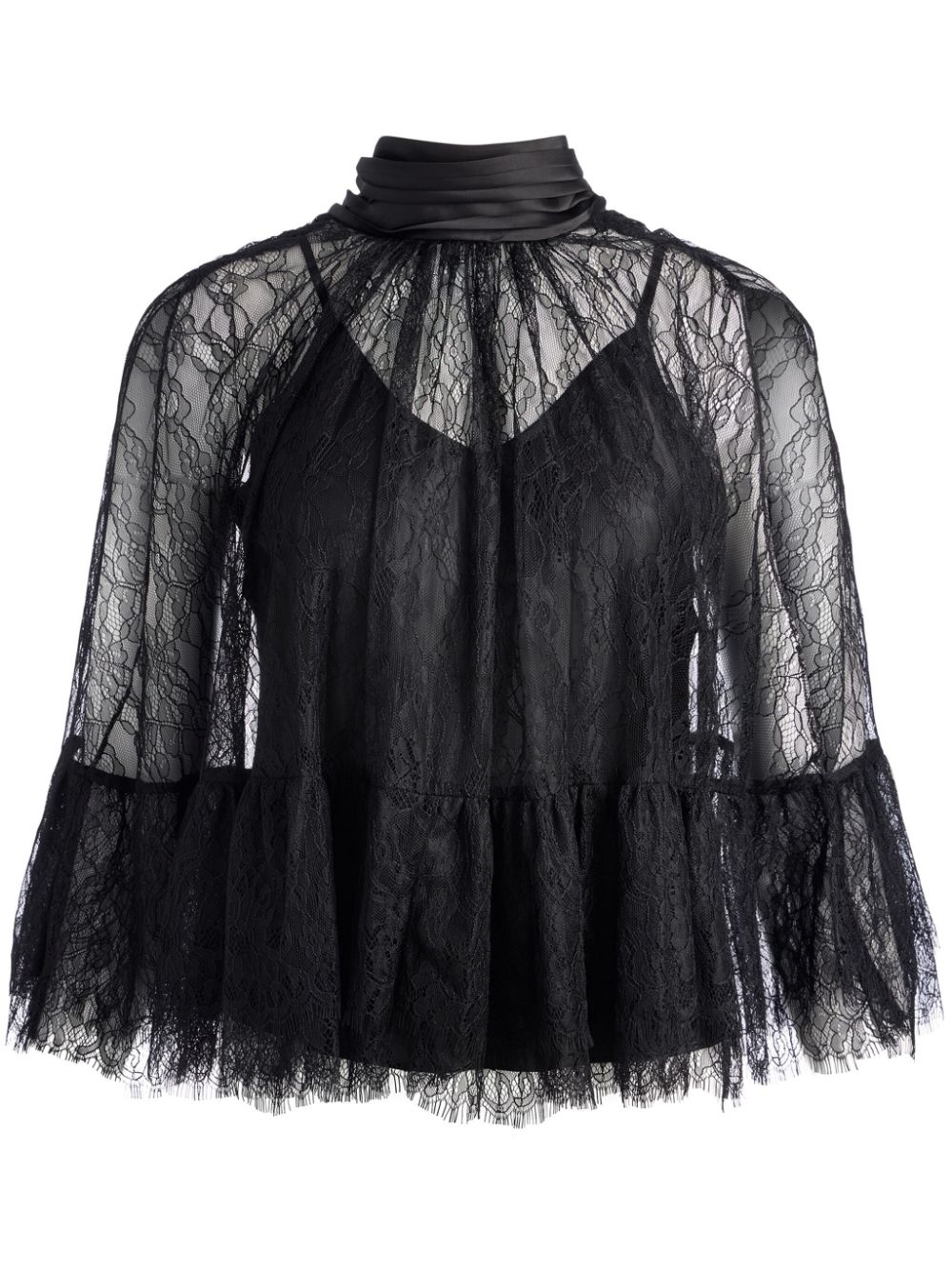 alice + olivia Zenon top - Black von alice + olivia