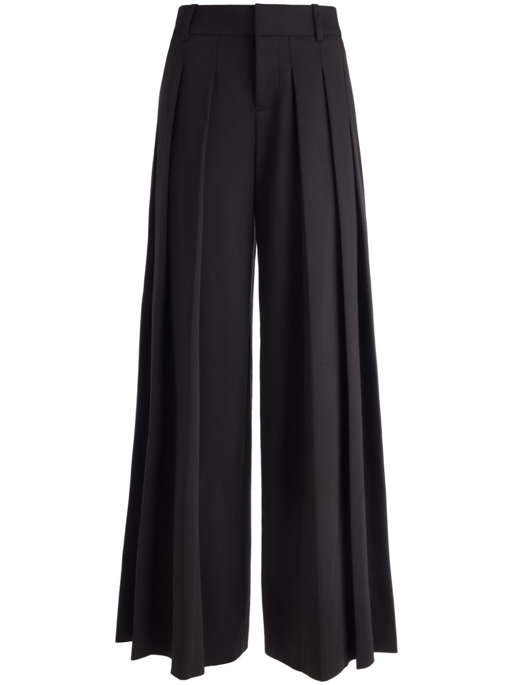 alice + olivia high-waisted pleated trousers - Black von alice + olivia