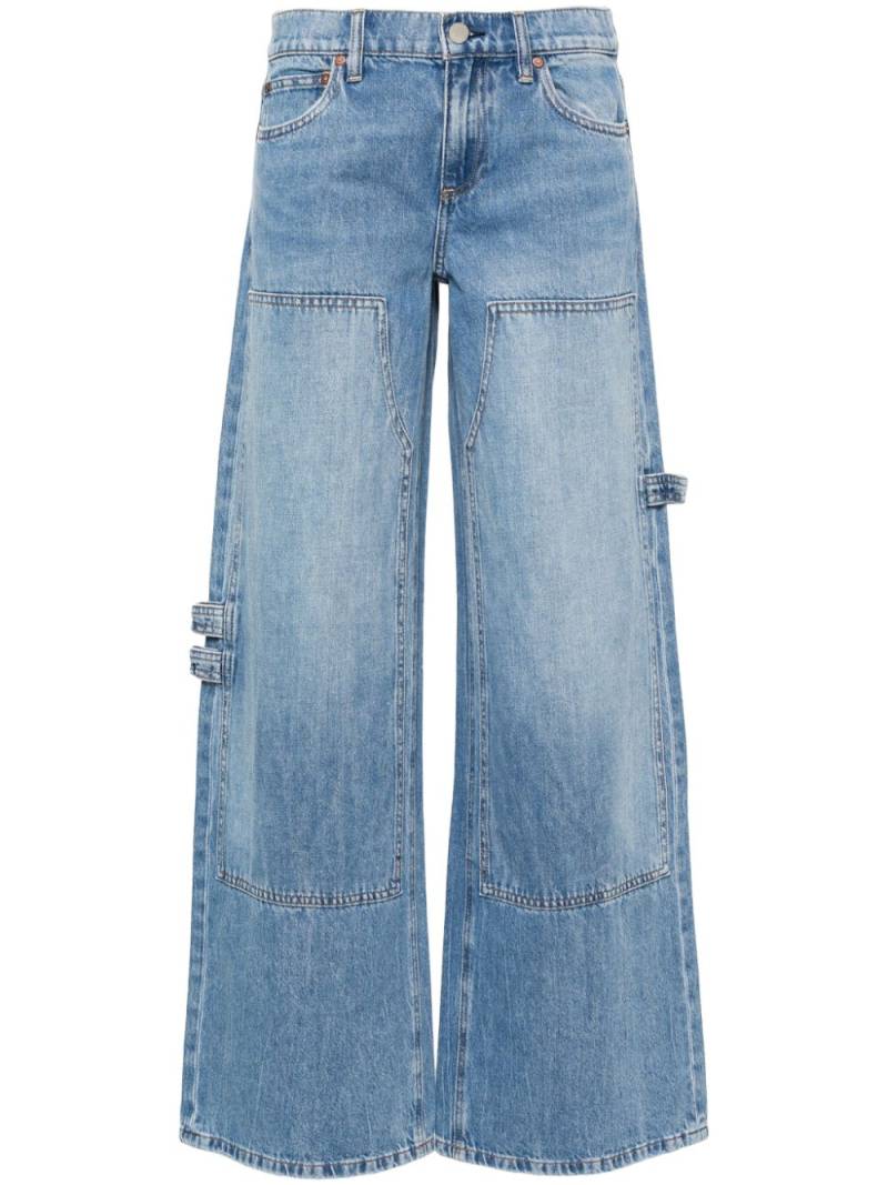 alice + olivia low-rise wide-leg jeans - Blue von alice + olivia