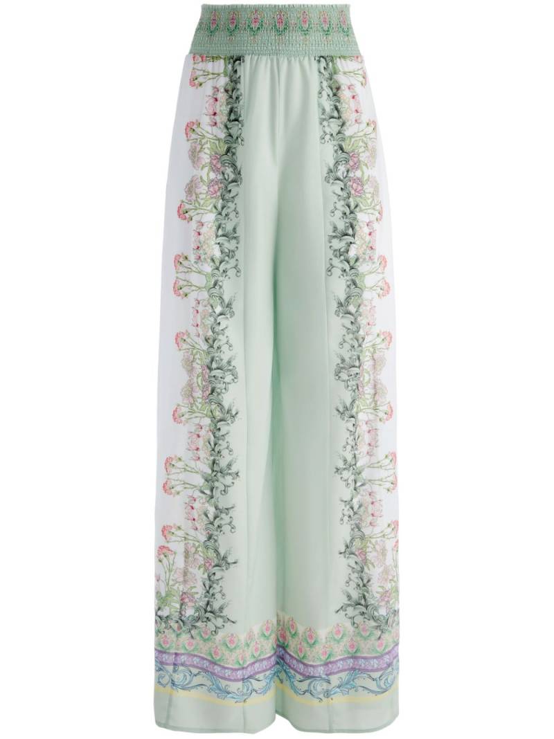 alice + olivia Alabama floral-print palazzo pants - Green von alice + olivia