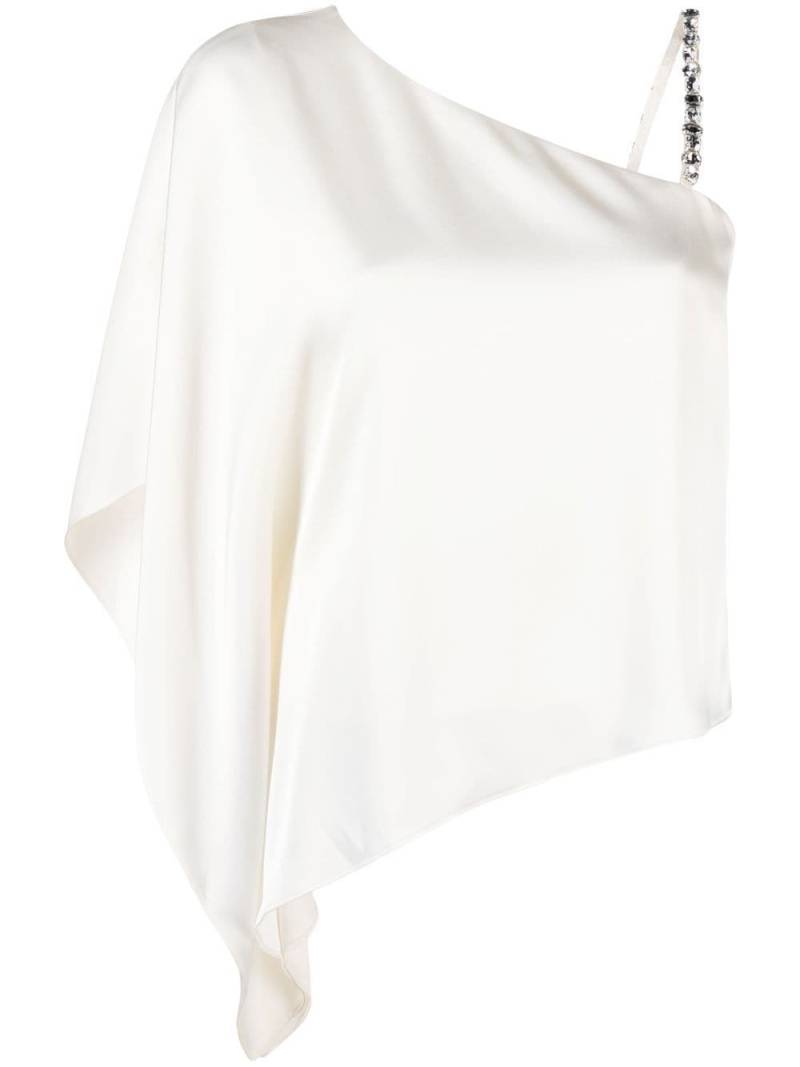 alice + olivia one-shoulder top - White von alice + olivia