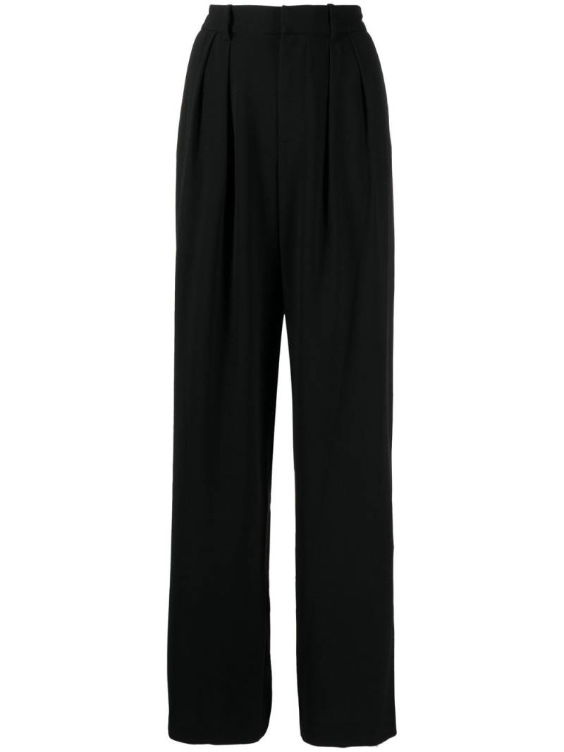 alice + olivia pleat-detail wide-leg pants - Black von alice + olivia