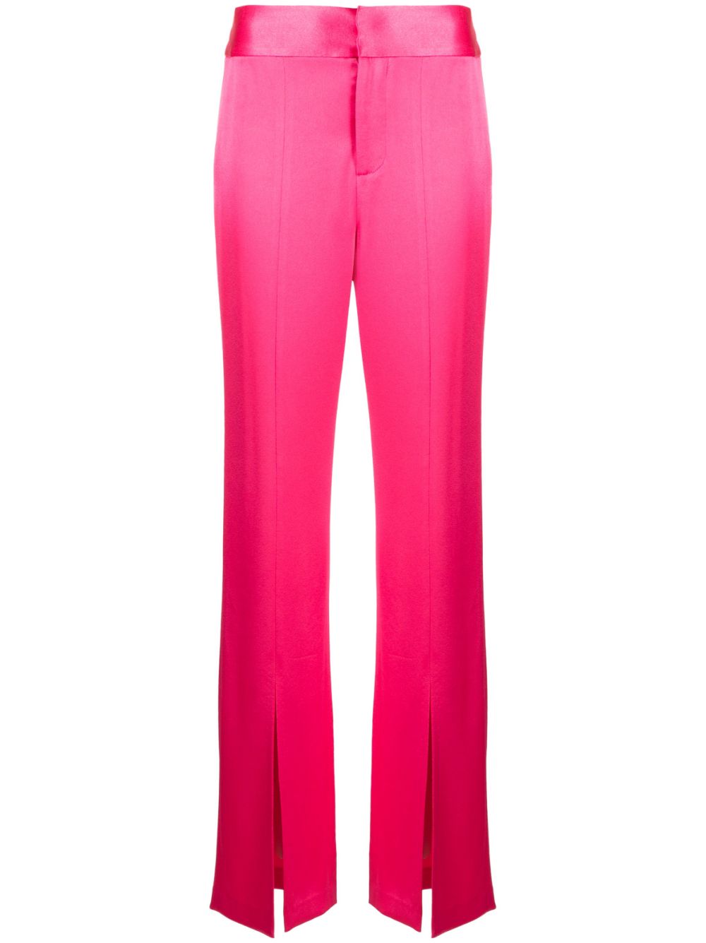 alice + olivia Jody high-waist split trousers - Pink von alice + olivia