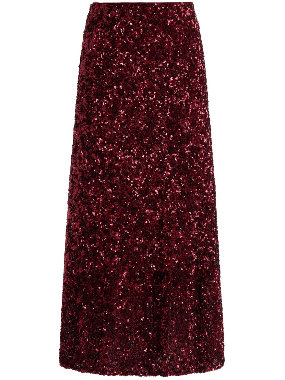 alice + olivia sequin-embellished flared skirt von alice + olivia