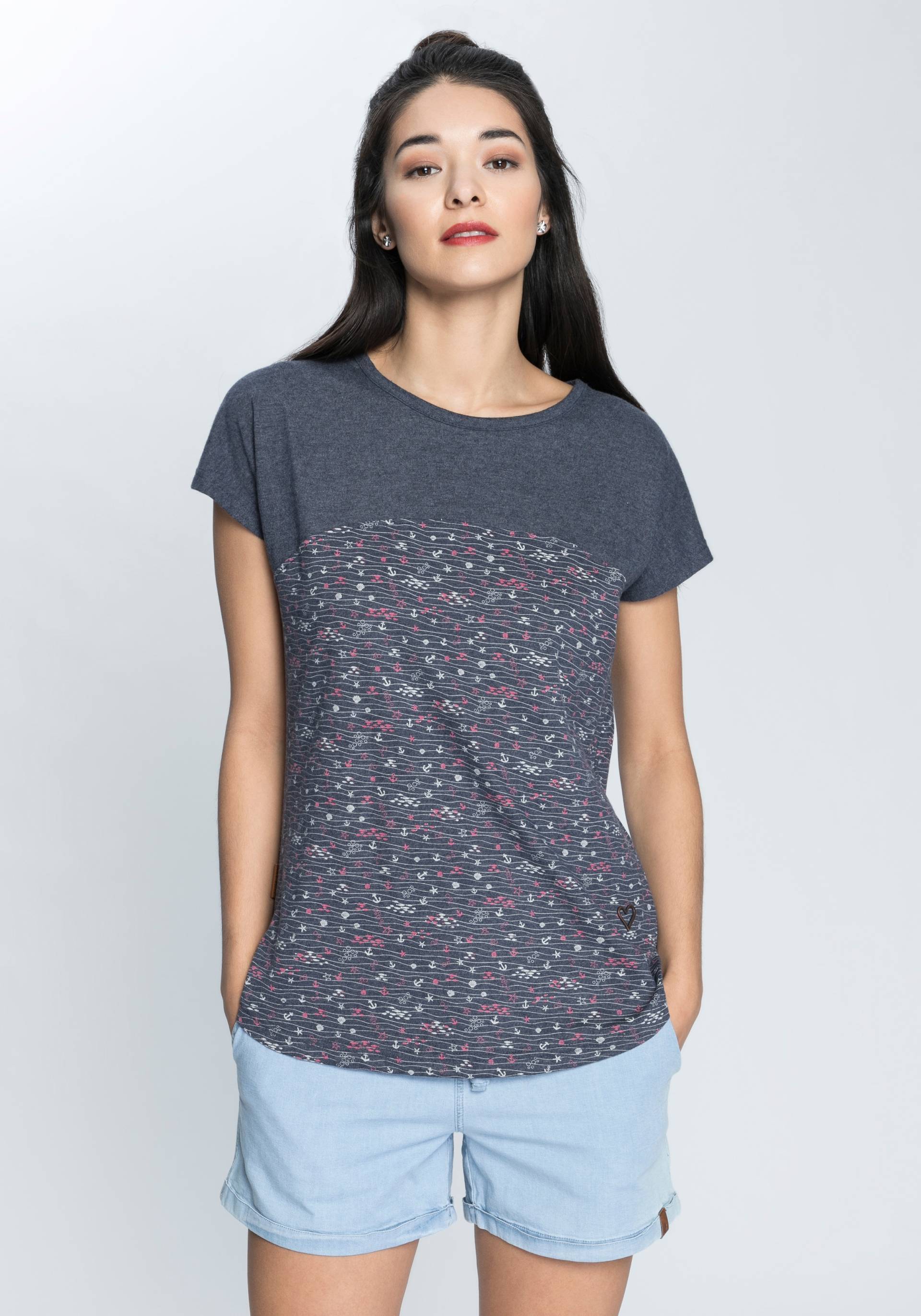 Alife & Kickin T-Shirt, trendy Longshirt mit Streifen-oder Musterprints von Alife & Kickin