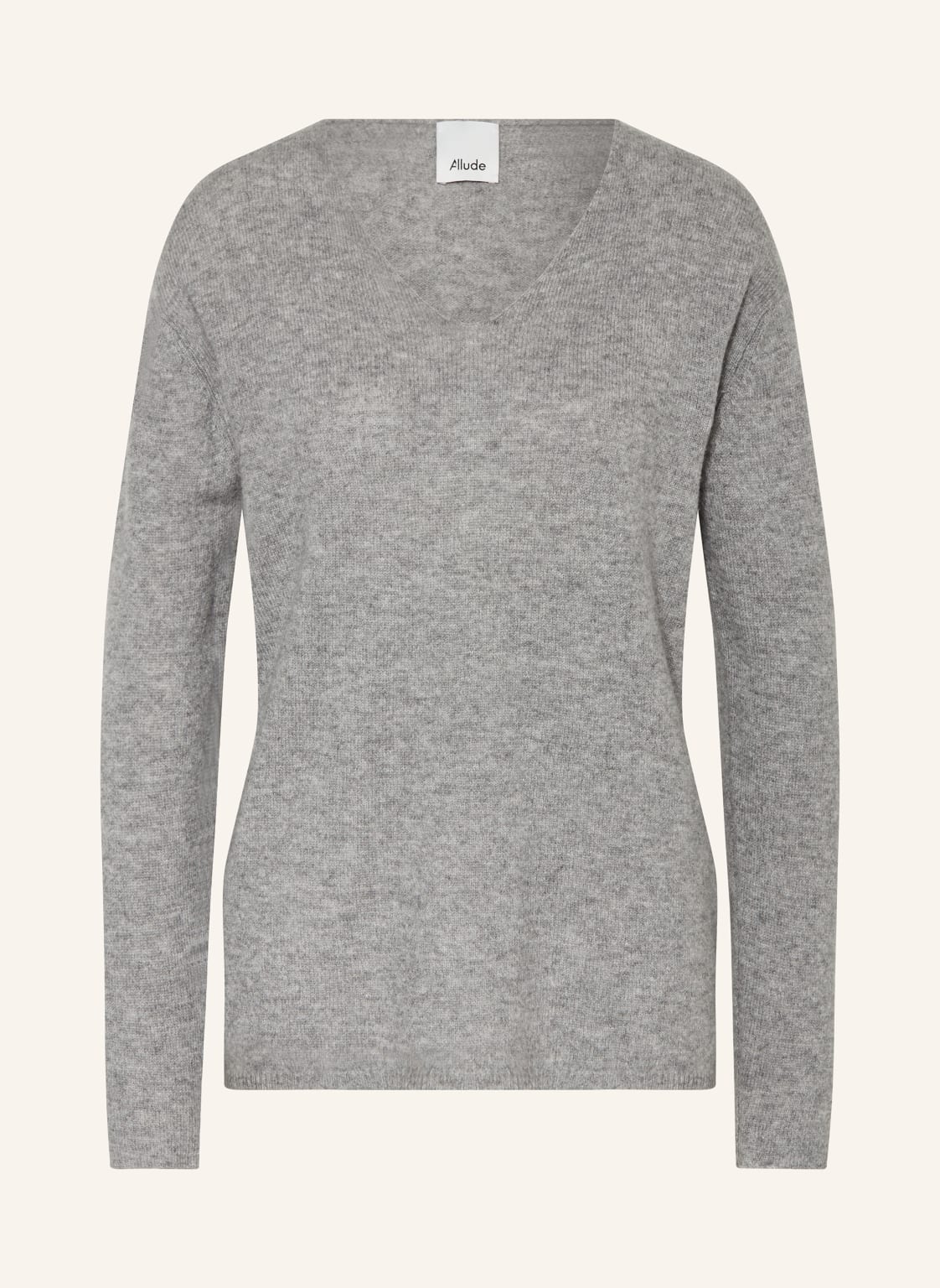 Allude Cashmere-Pullover grau von allude