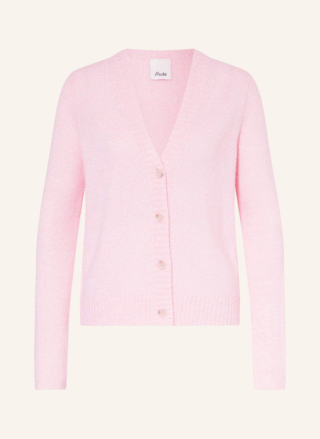 Allude Strickjacke Aus Cashmere rosa von allude