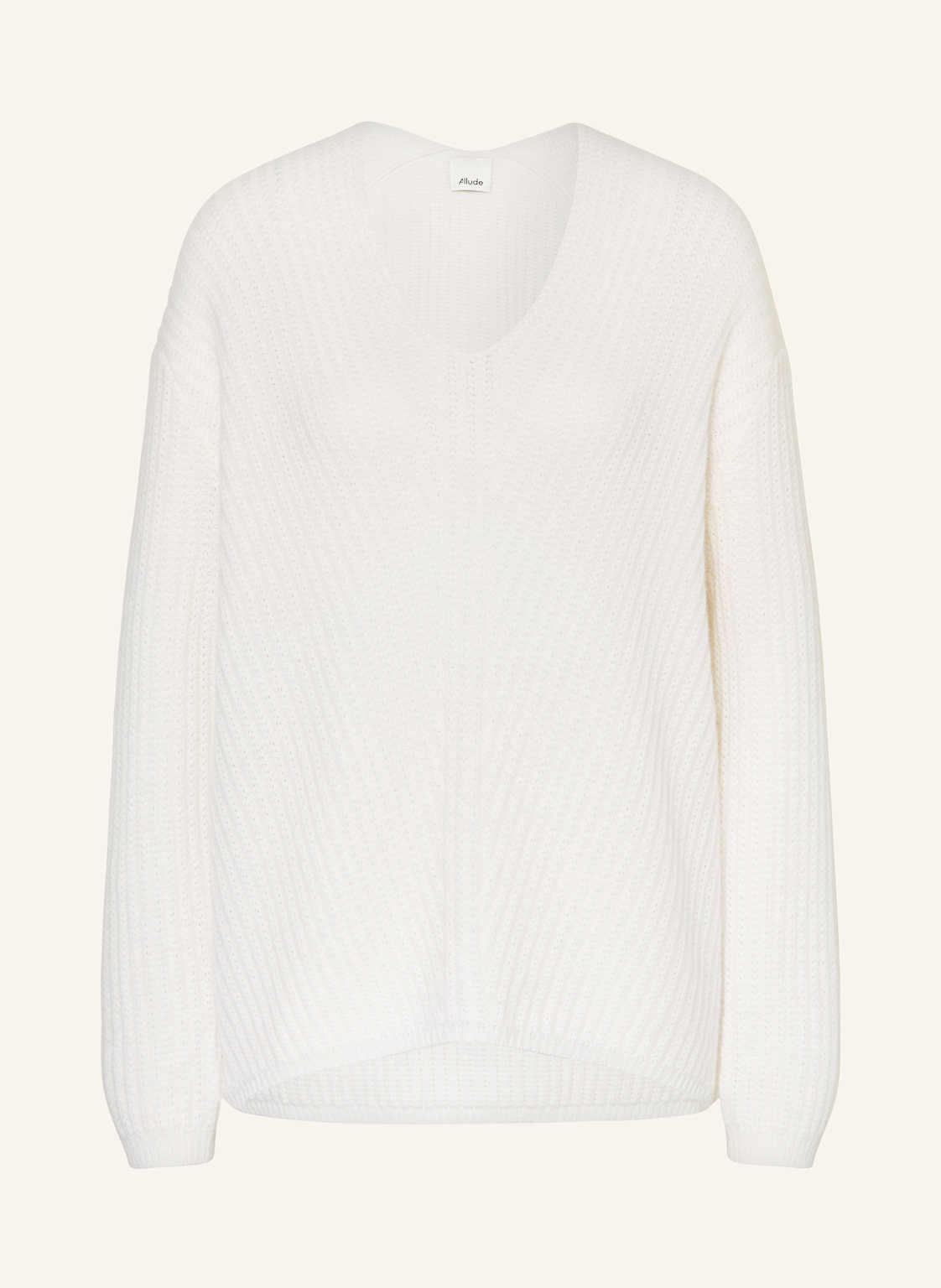 Allude Cashmere-Pullover weiss Allude Cashmere-Pullover weiss von allude