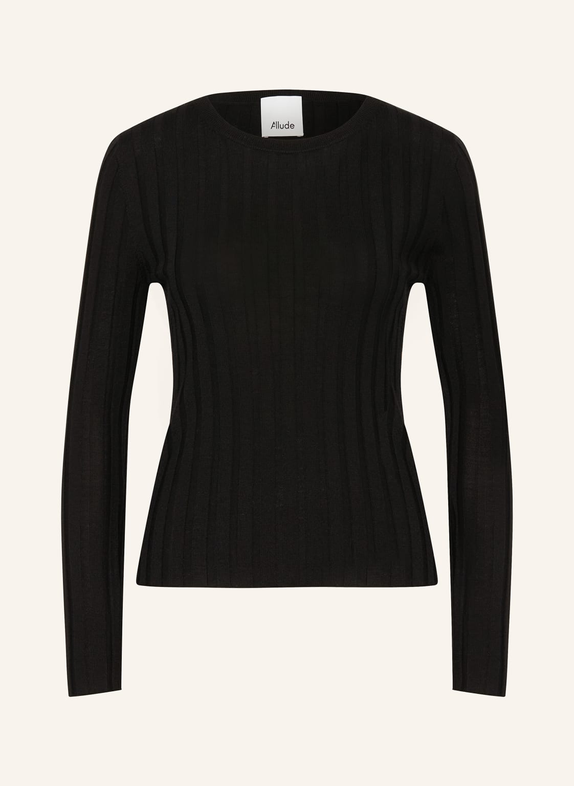 Allude Pullover Aus Merinowolle schwarz von allude