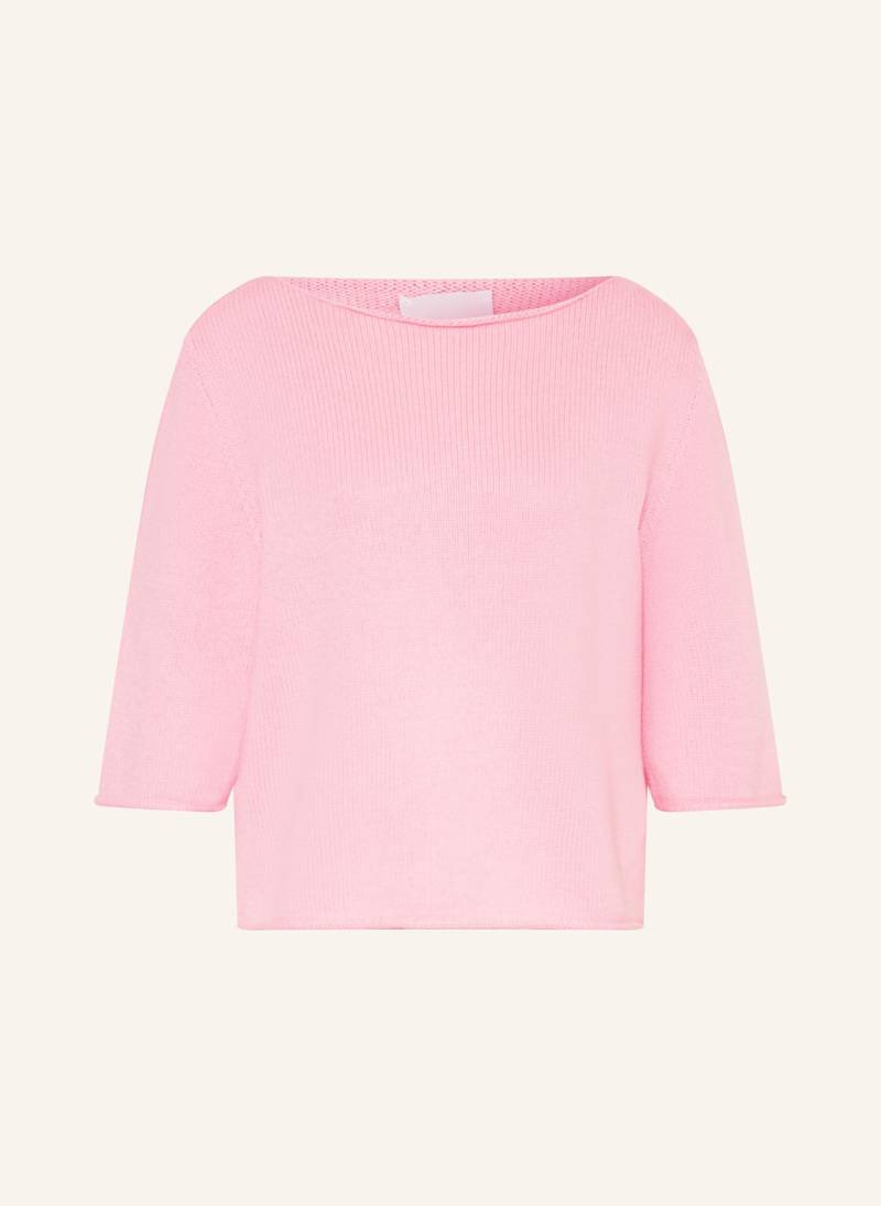 Allude Pullover Mit 3/4-Arm Und Cashmere rosa von allude