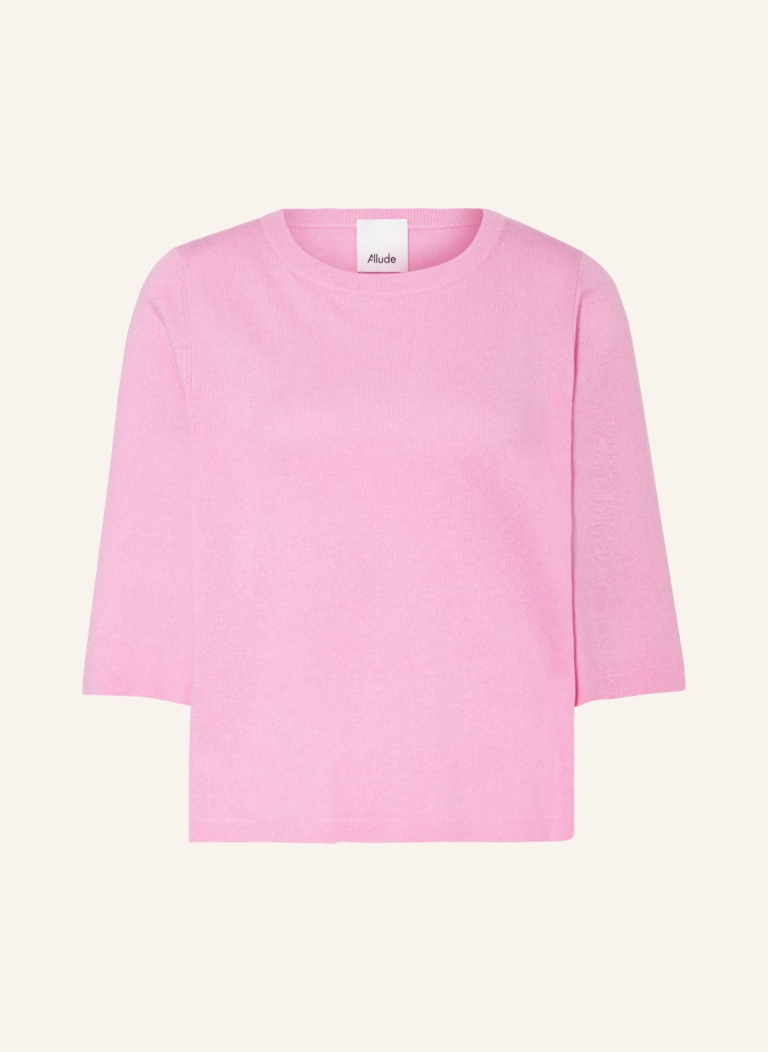 Allude Pullover Mit Cashmere Und 3/4-Arm rosa von allude