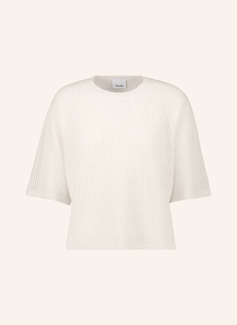 Allude Pullover Mit Cashmere Und 3/4-Arm weiss von allude