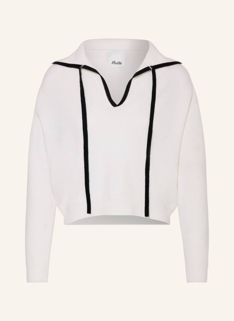 Allude Pullover Mit Cashmere weiss von allude