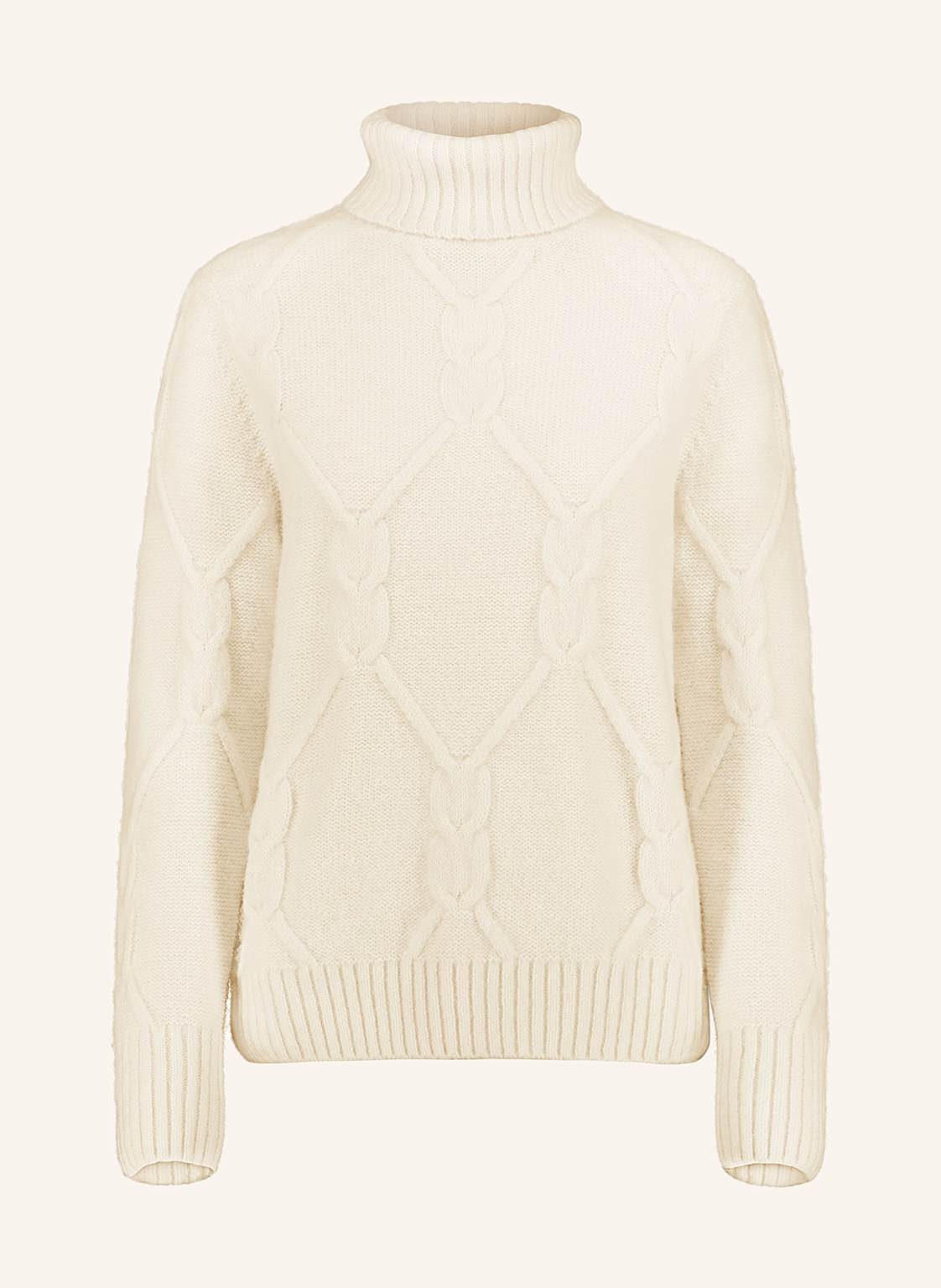 Allude Rollkragenpullover Aus Cashmere beige von allude