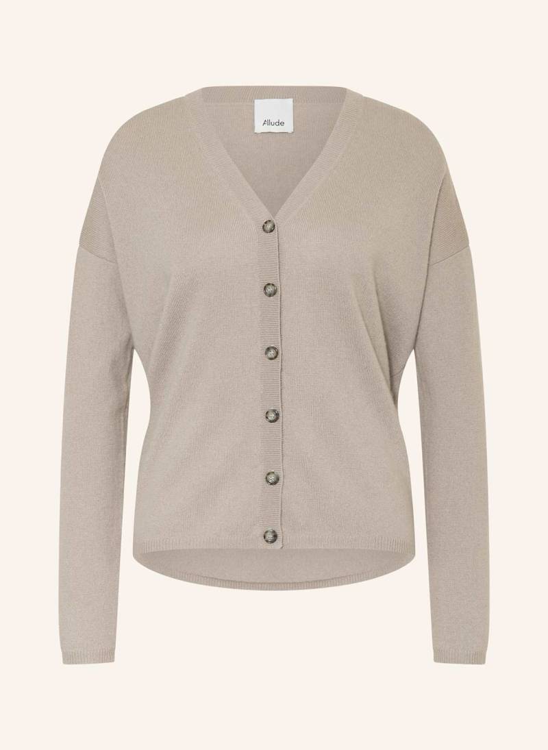 Allude Strickjacke Aus Cashmere beige von allude