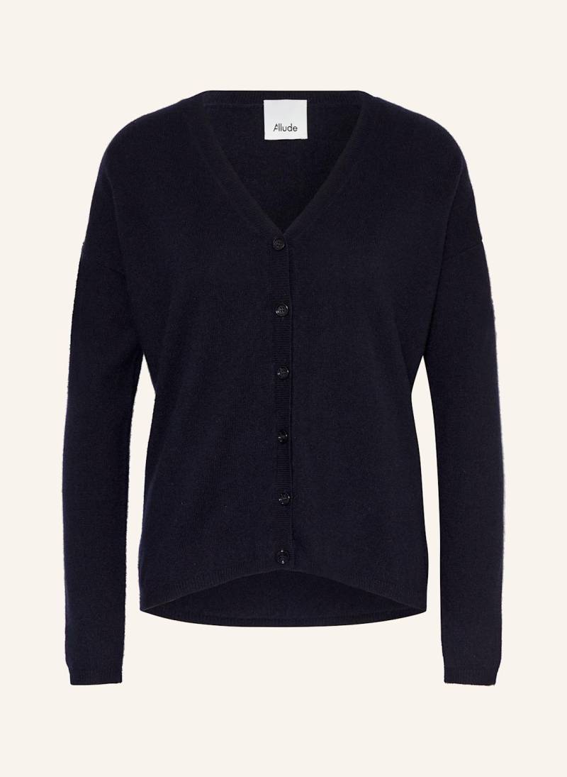 Allude Strickjacke Aus Cashmere blau von allude