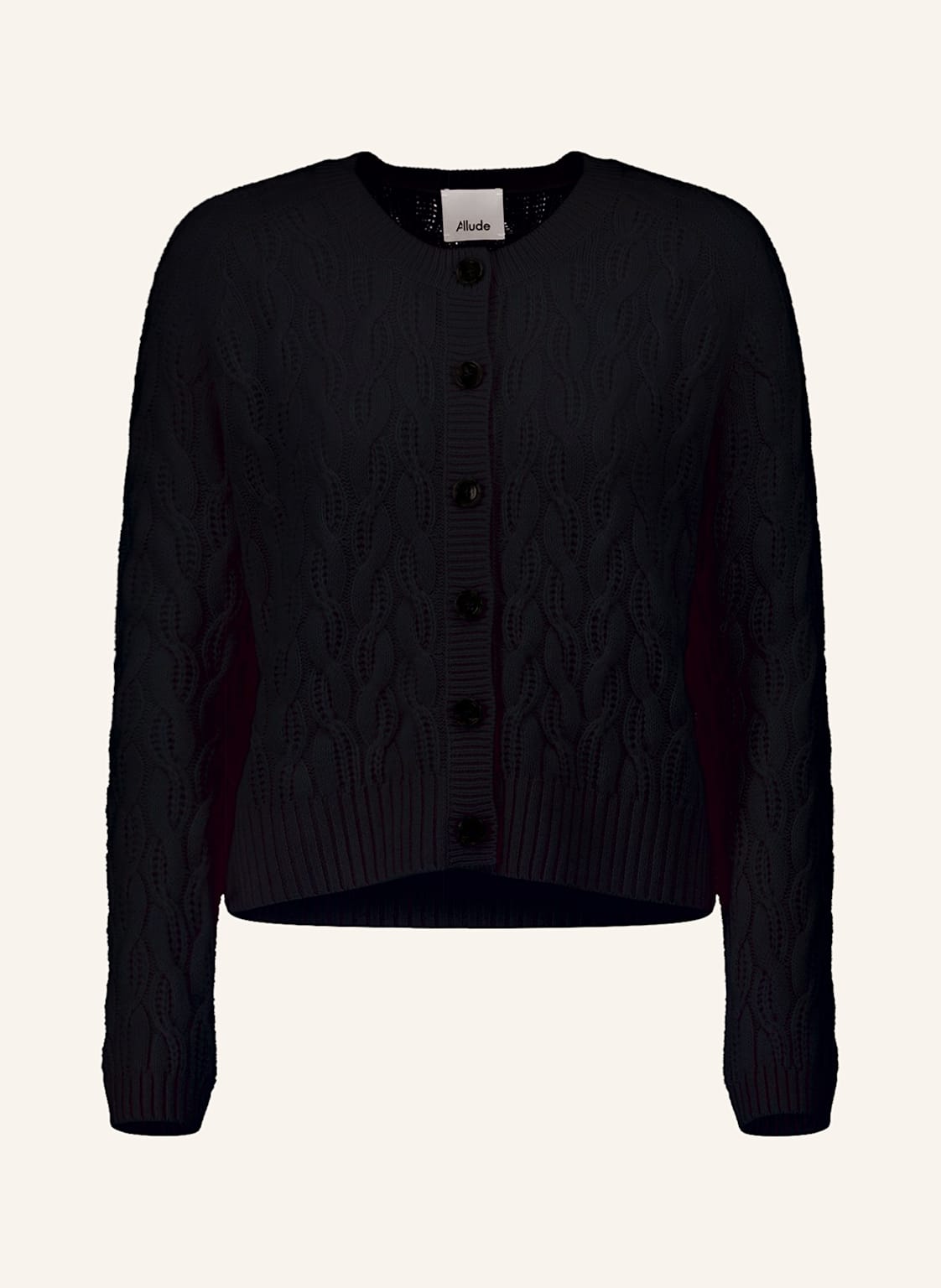 Allude Strickjacke Aus Cashmere blau Allude Strickjacke Aus Cashmere blau von allude