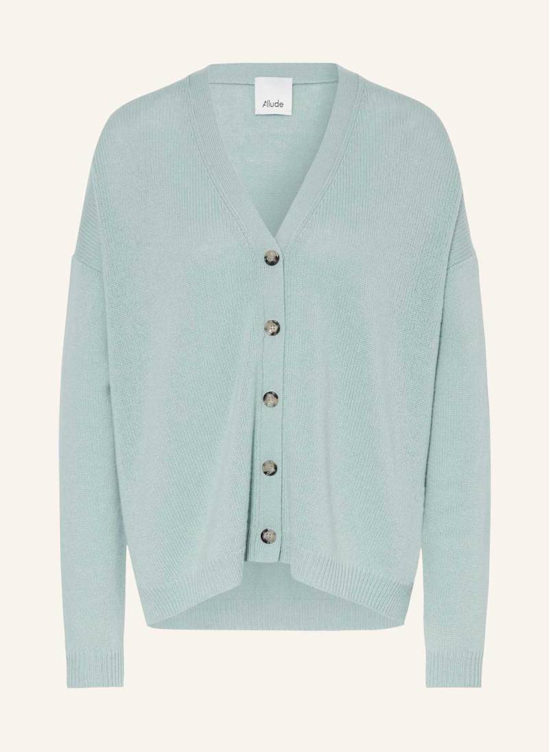 Allude Strickjacke Aus Cashmere gruen von allude