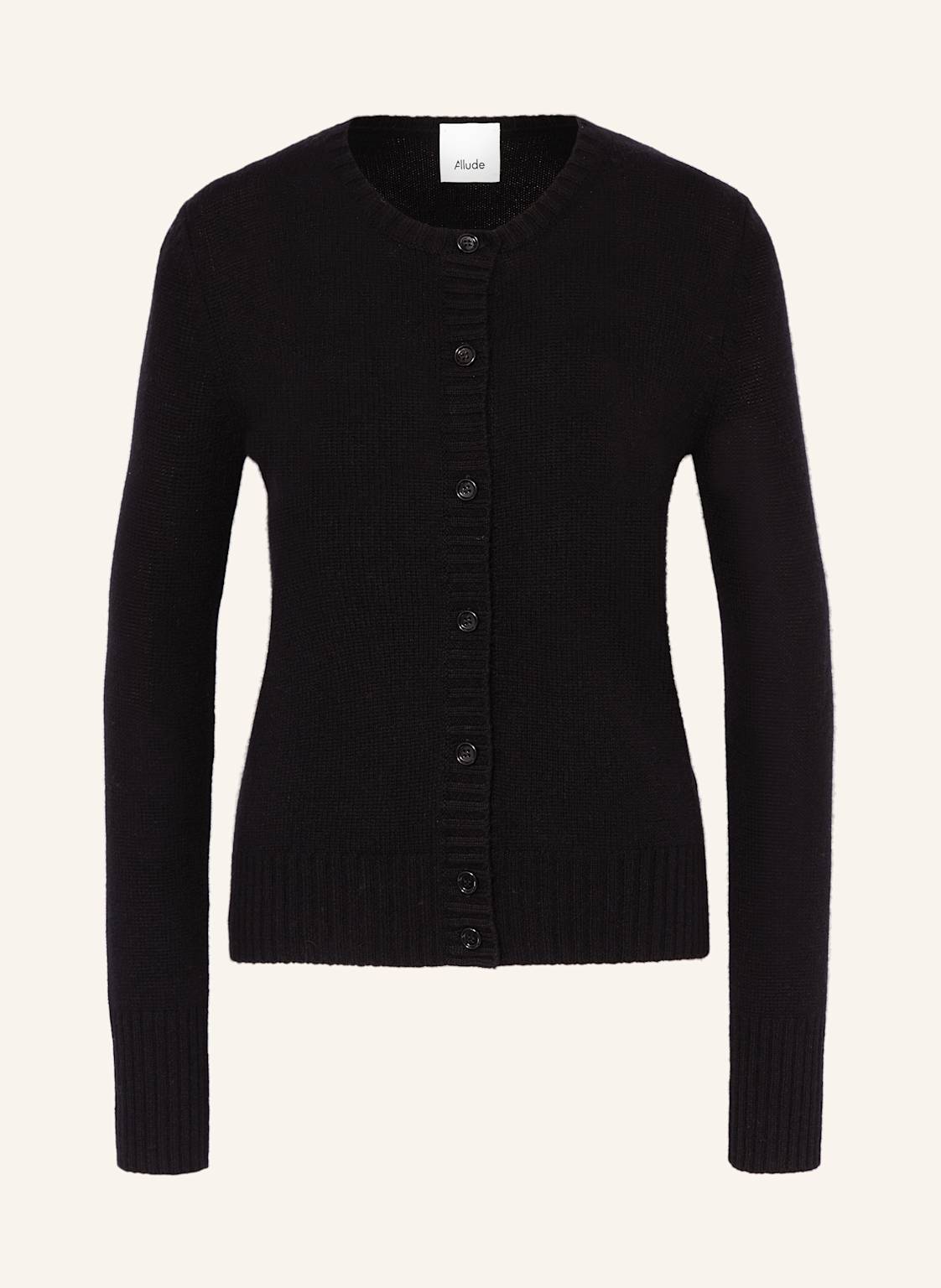 Allude Strickjacke Aus Cashmere schwarz von allude