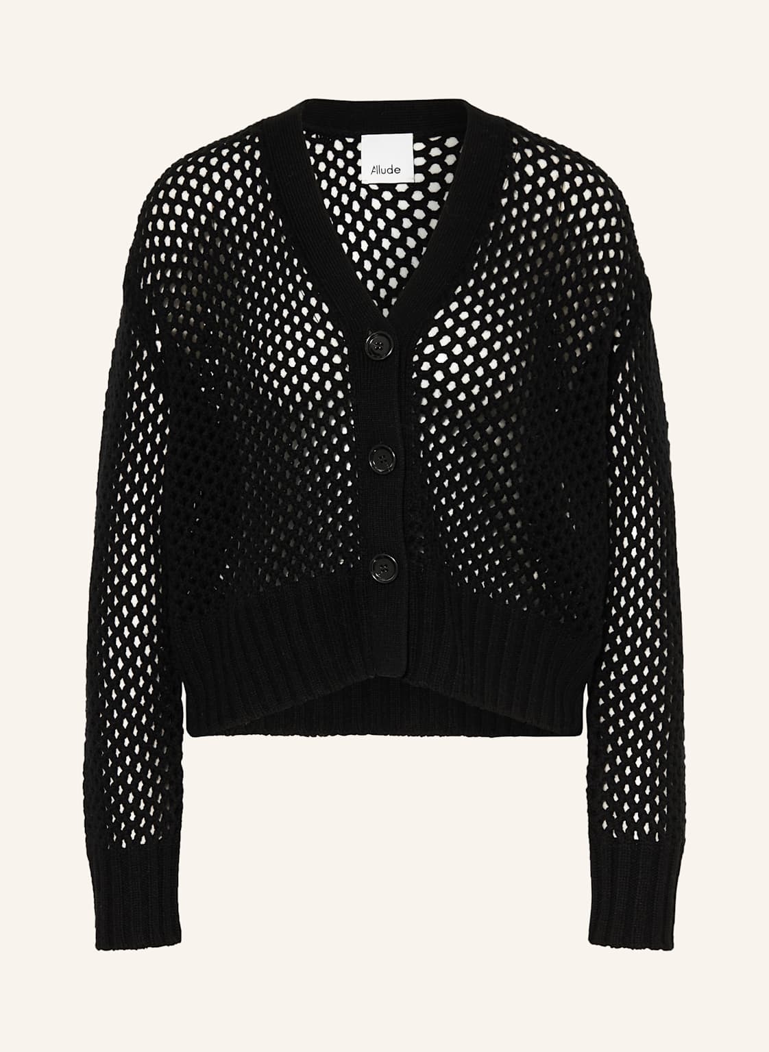 Allude Strickjacke Mit Cashmere schwarz Allude Strickjacke Mit Cashmere schwarz von allude