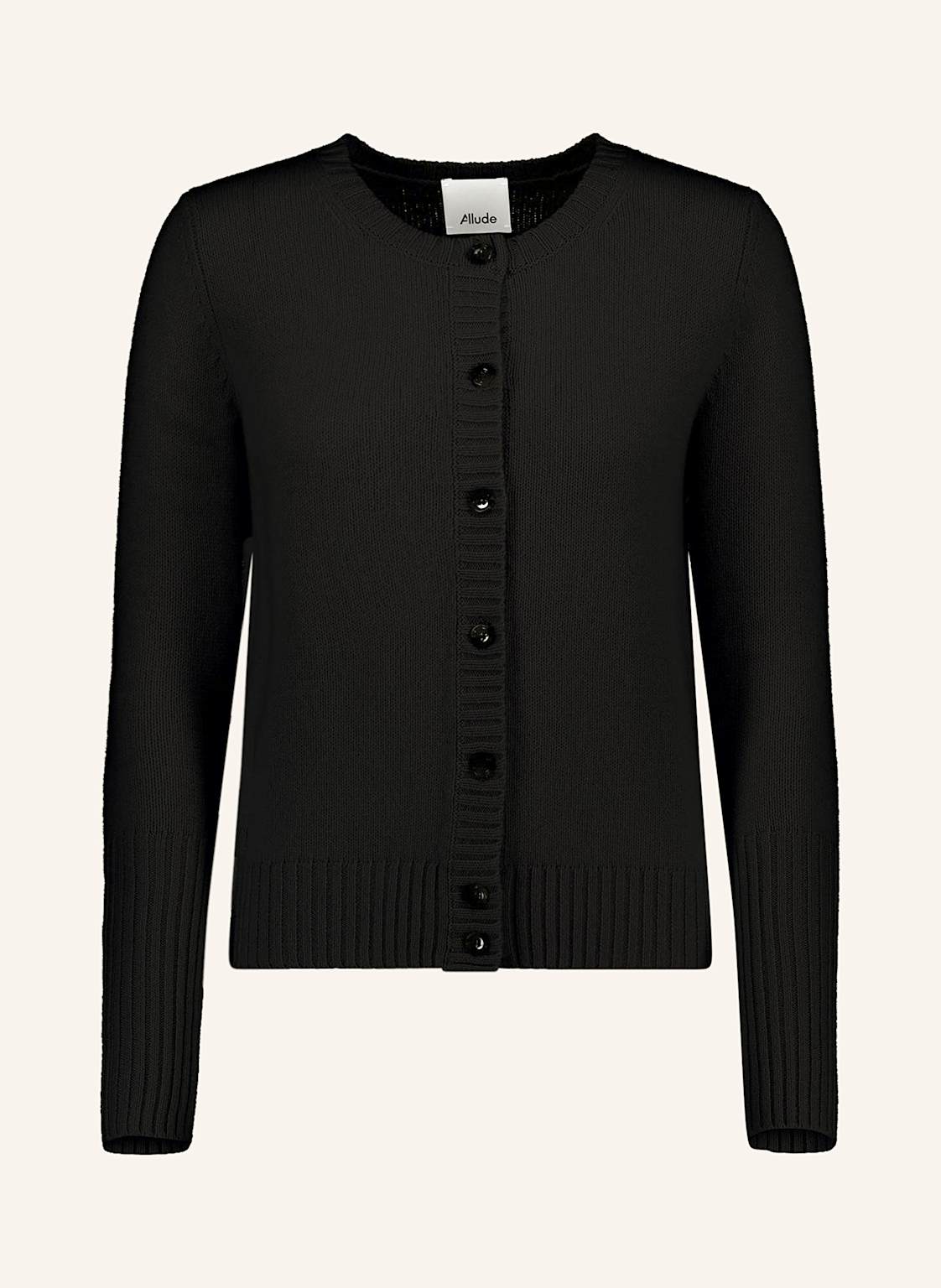 Allude Strickjacke Aus Cashmere schwarz von allude