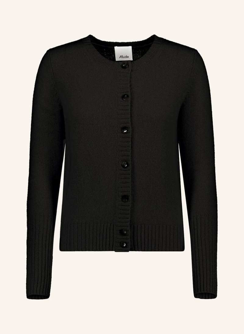 Allude Strickjacke Aus Cashmere schwarz von allude