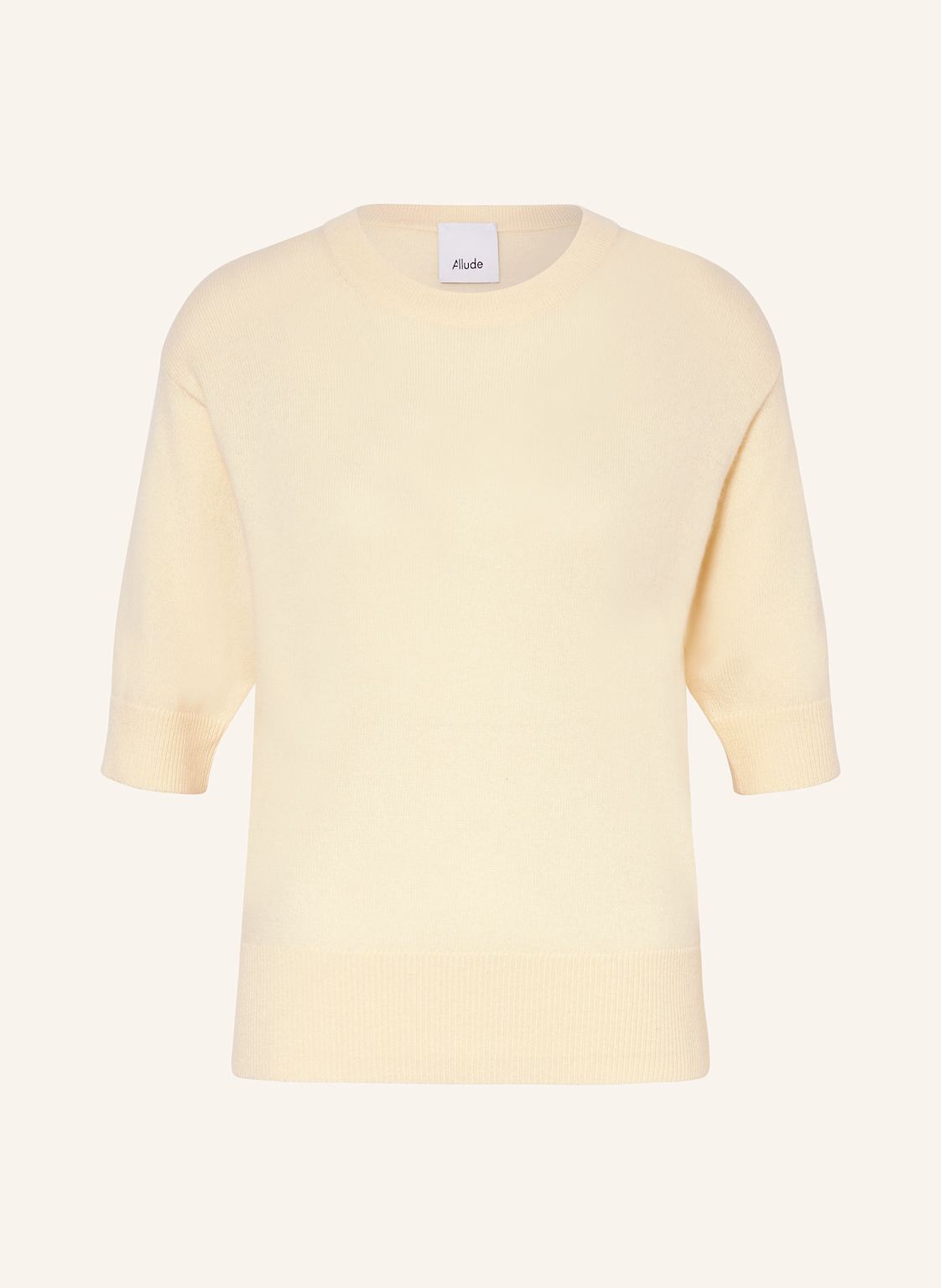 Allude Strickshirt Aus Cashmere gelb von allude